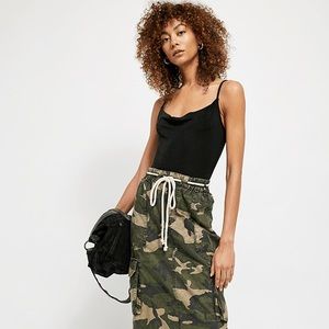 Free people 
Let Me In Printed Skirt Xs